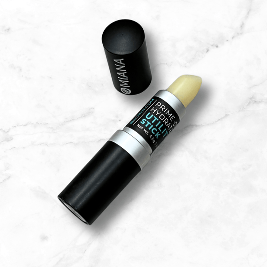 Omiana Natural Cosmetics Multi-Task / Skincare Prime-or-Hydrate Utility Stick - Titanium Dioxide-Free, Paraben-Free, & More!