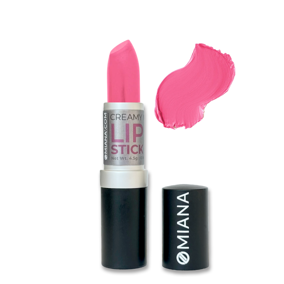 Lápiz labial mineral cremoso: ¡opciones sin dióxido de titanio ni mica!