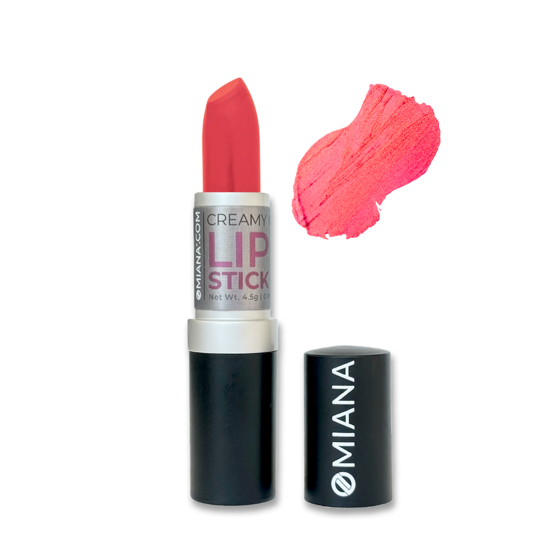 Lápiz labial mineral cremoso: ¡opciones sin dióxido de titanio ni mica!