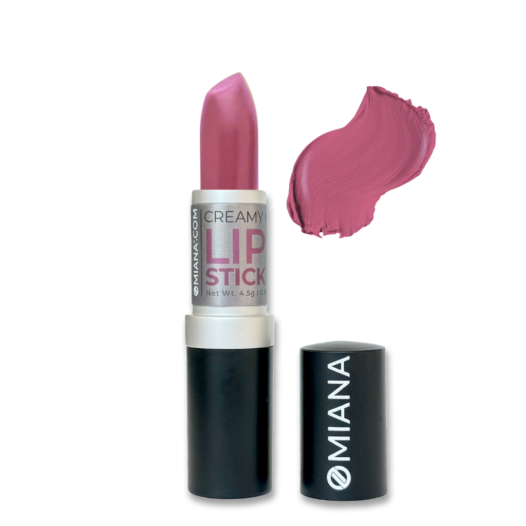 Lápiz labial mineral cremoso: ¡opciones sin dióxido de titanio ni mica!