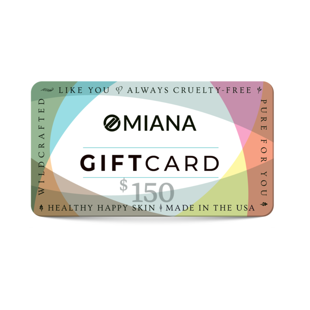omiana cosmetics natural and mineral cosmetics and skincare gift card best natural skincare clean healthy beauty all skin types