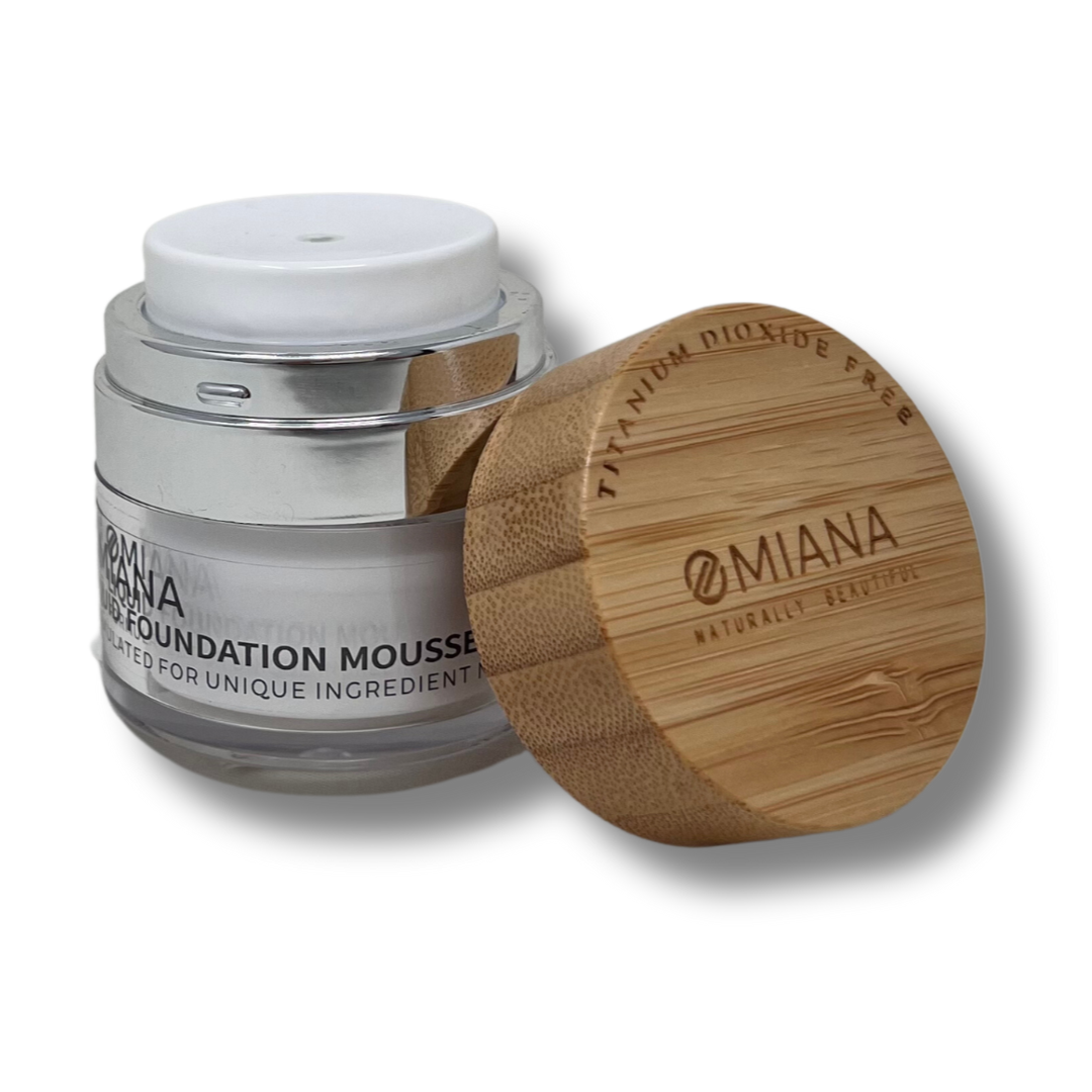 Longwear Liquid Foundation Mousse - No Mica, No Titanium Dioxide, & More! - Omiana Beauty