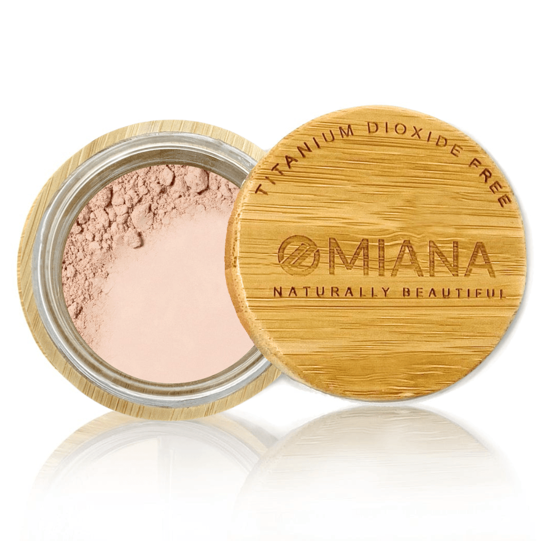 Omiana Beauty Foundation Feisty / 6g ($5.67/g) Loose Powder Mineral Foundation - Without Mica, Titanium Dioxide, & More!
