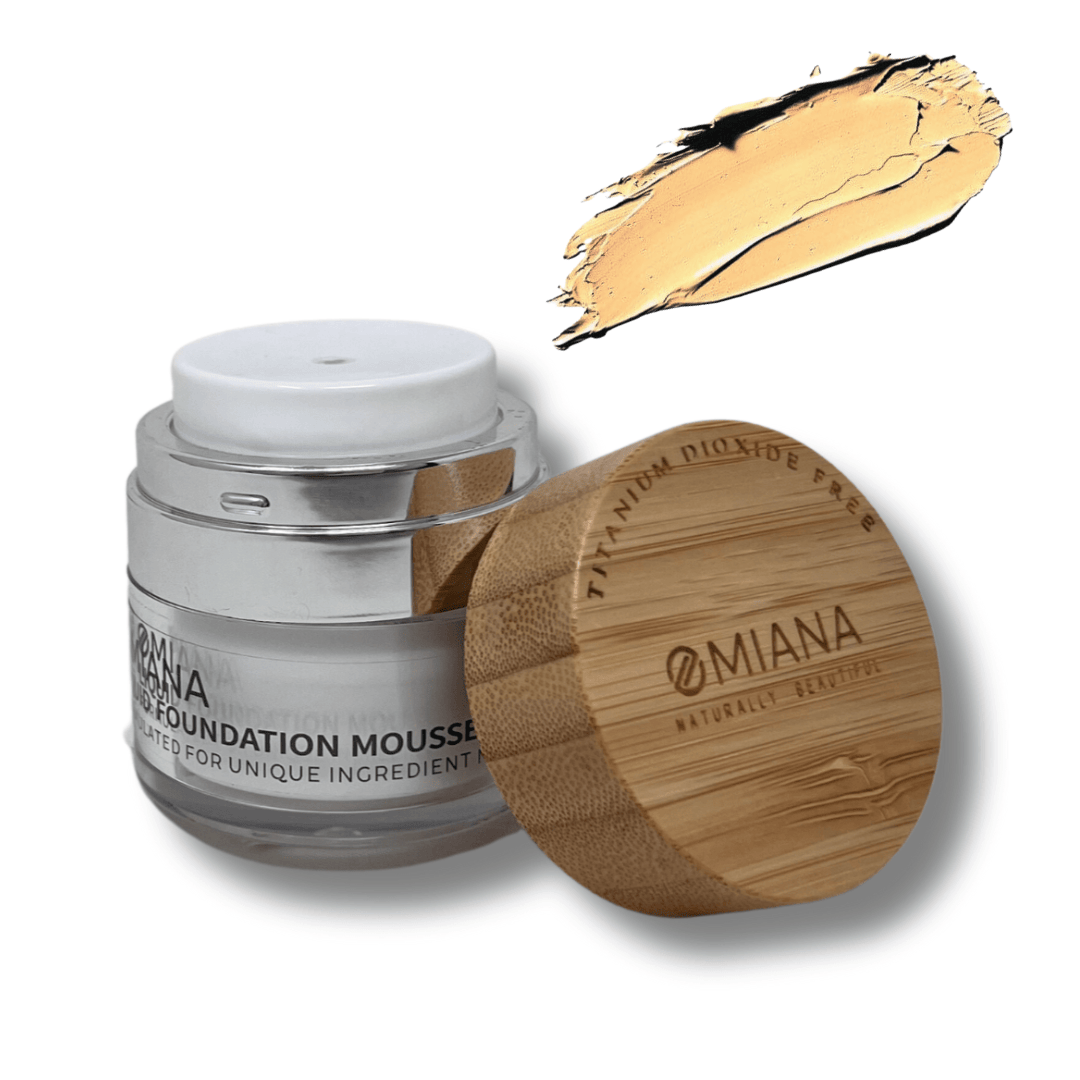 Liquid Foundation Mousse - No Titanium Dioxide, & More! – Omiana Liquid Foundation Mousse - No Titanium Dioxide, & More! – Omiana