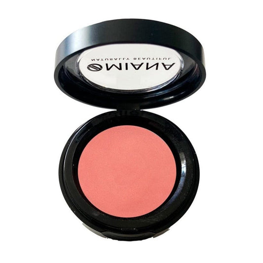 Omiana Natural Cosmetics Blush Pink Soft Coral Pure Mineral Blush or Lip Butter - Without Titanium Dioxide, Carmine, & More!