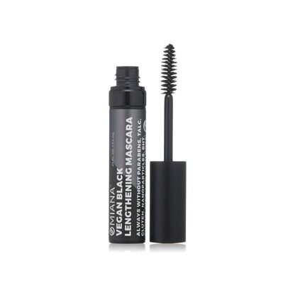 Omiana Natural Cosmetics Mascara Vegan Black Lengthening Mascara - No Mica, Titanium Dioxide, & More!